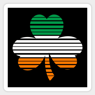 Shamrock Stripes- Flag - St. Patricks Day Sticker